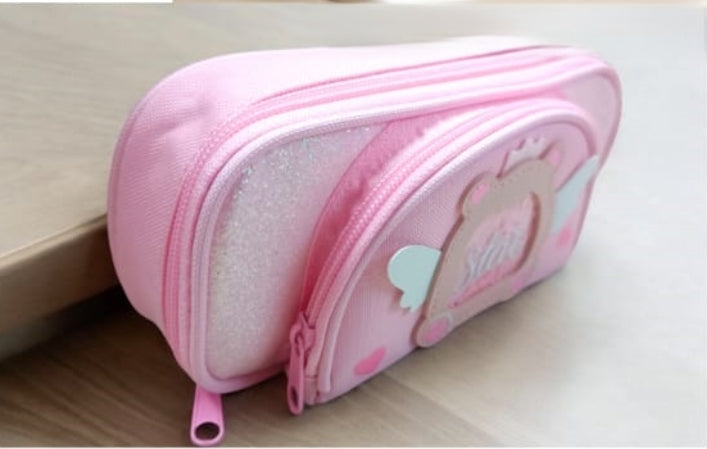 Large Capacity Pen Case, Two-Compartment Pencil Pouch!