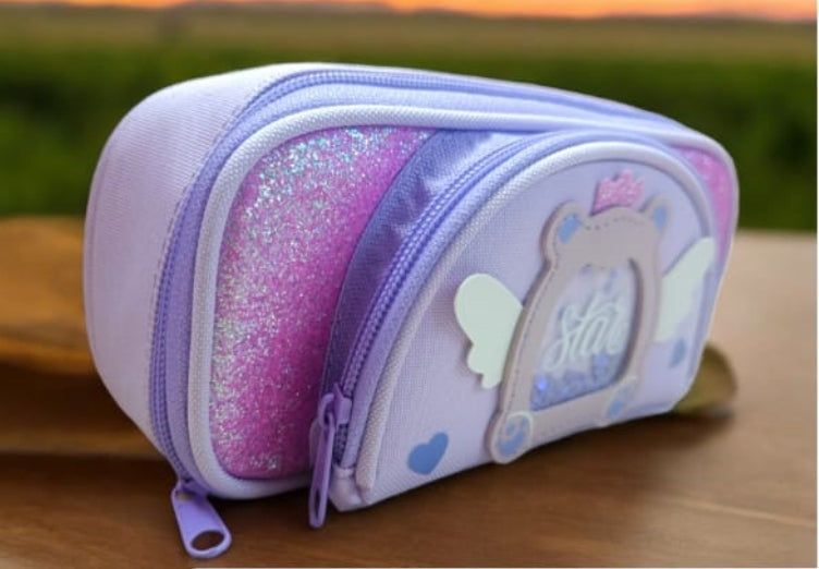 Large Capacity Pen Case, Two-Compartment Pencil Pouch!