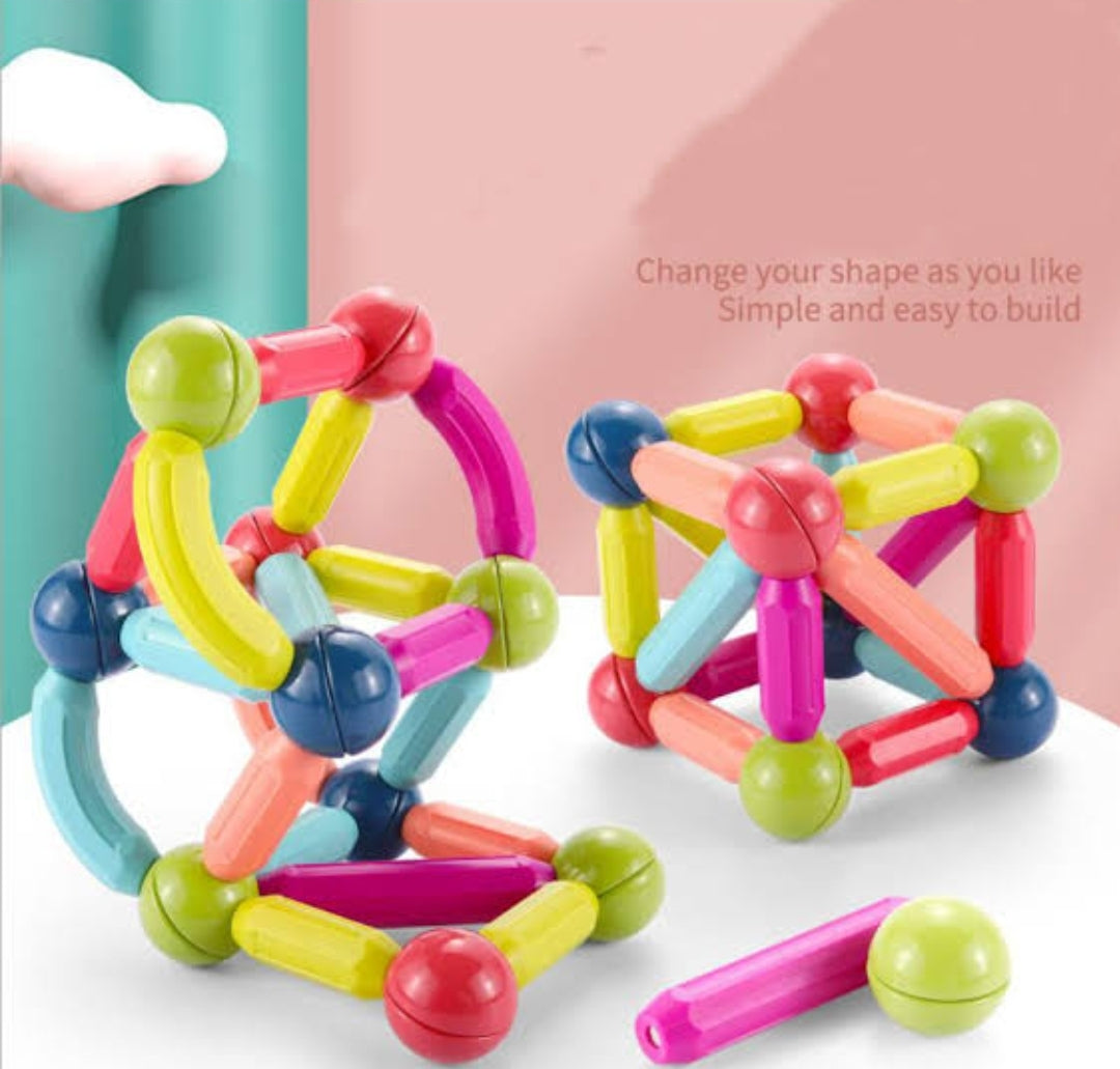 Magnetic Constructor Blocks Set Toys for Kids!
