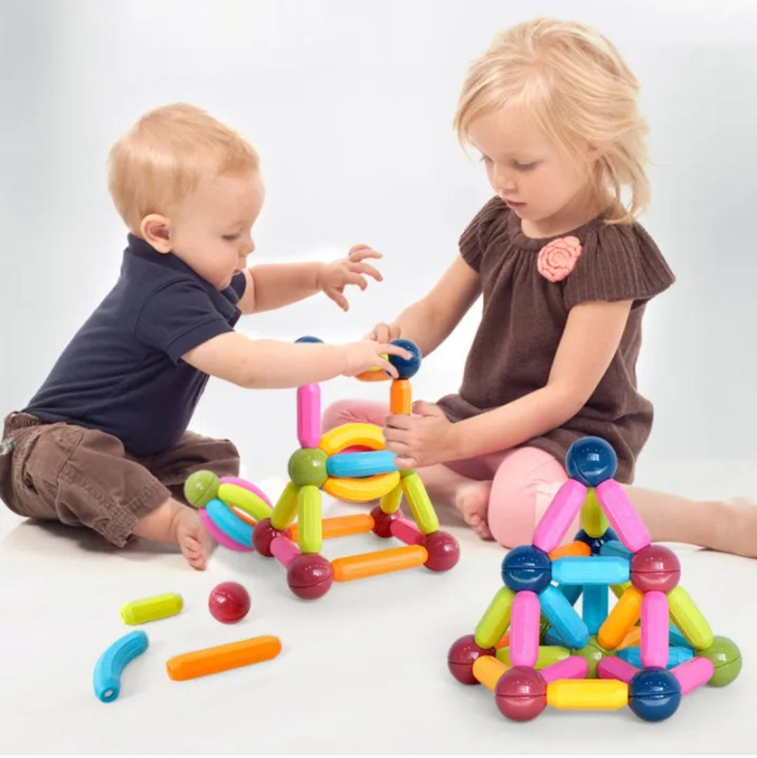 Magnetic Constructor Blocks Set Toys for Kids!