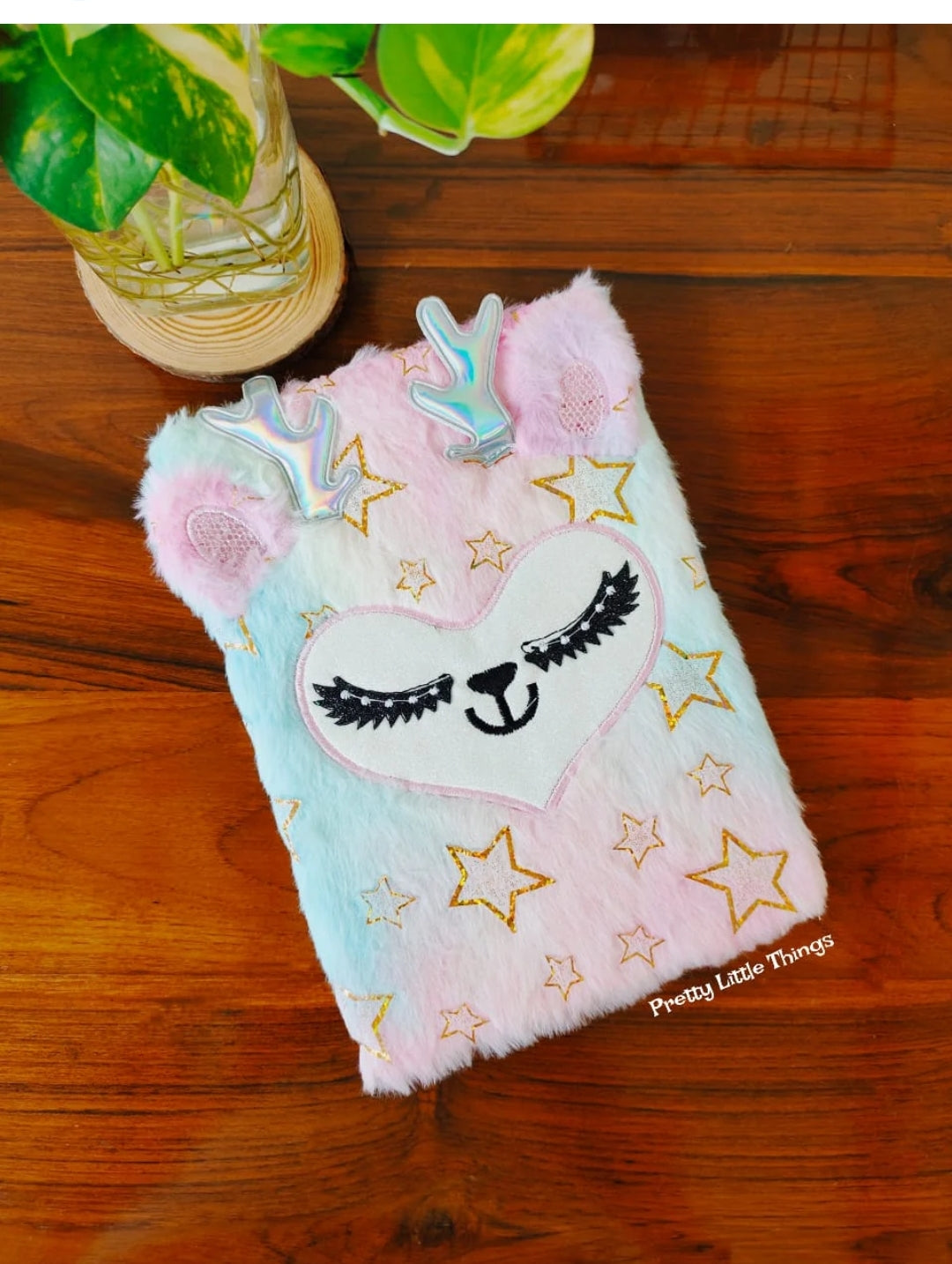 Aesthetic Dreamy Gradient Plush Notebook!