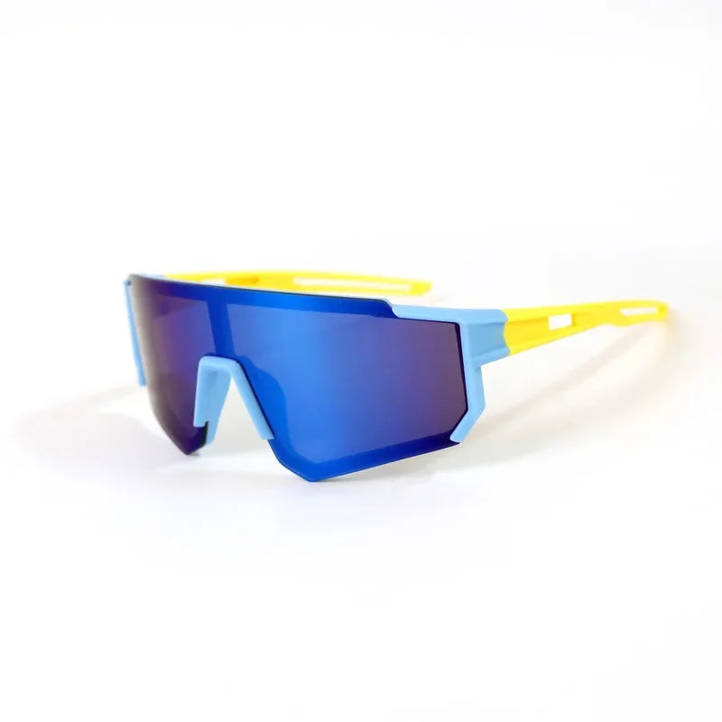 Trendy Boys' Sunglasses - Colorful Lenses ā Ideal for Outdoor Adventures and Cycling!