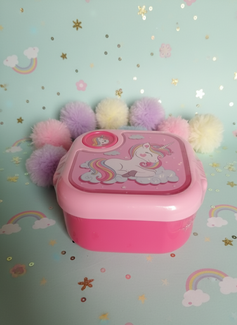 β¨ Cute Unicorn Lunch Box for Girls β Pink Magical Cloud Design β¨
