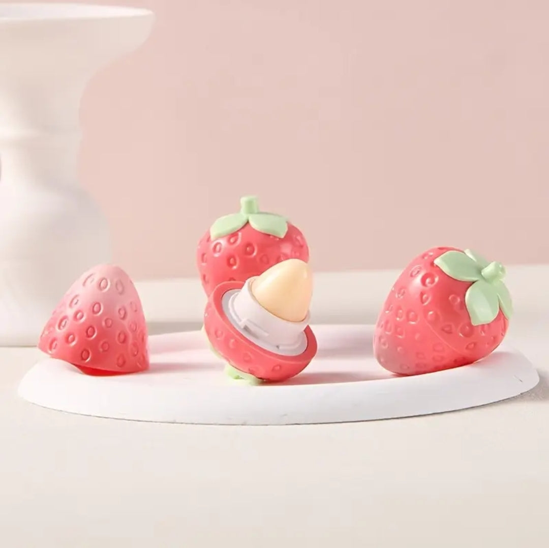 Mini Strawberry Warm Change Lip Balm!