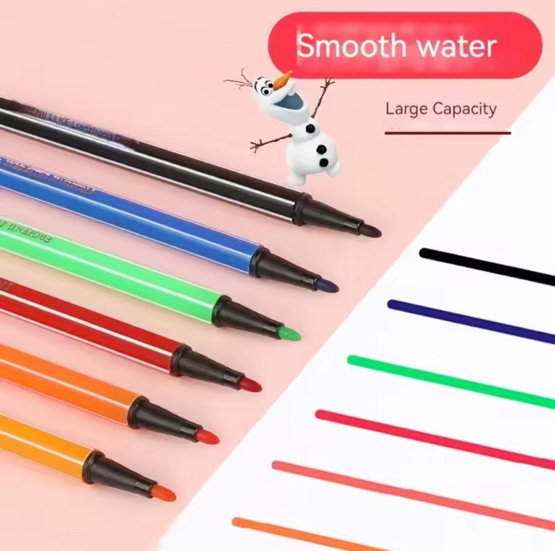 24pcs Disney Frozen Washable Watercolour Marker