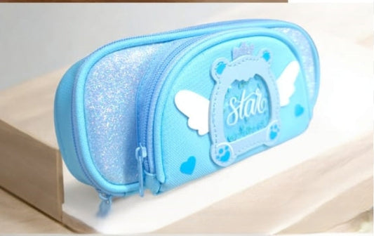 Large Capacity Pen Case, Two-Compartment Pencil Pouch!
